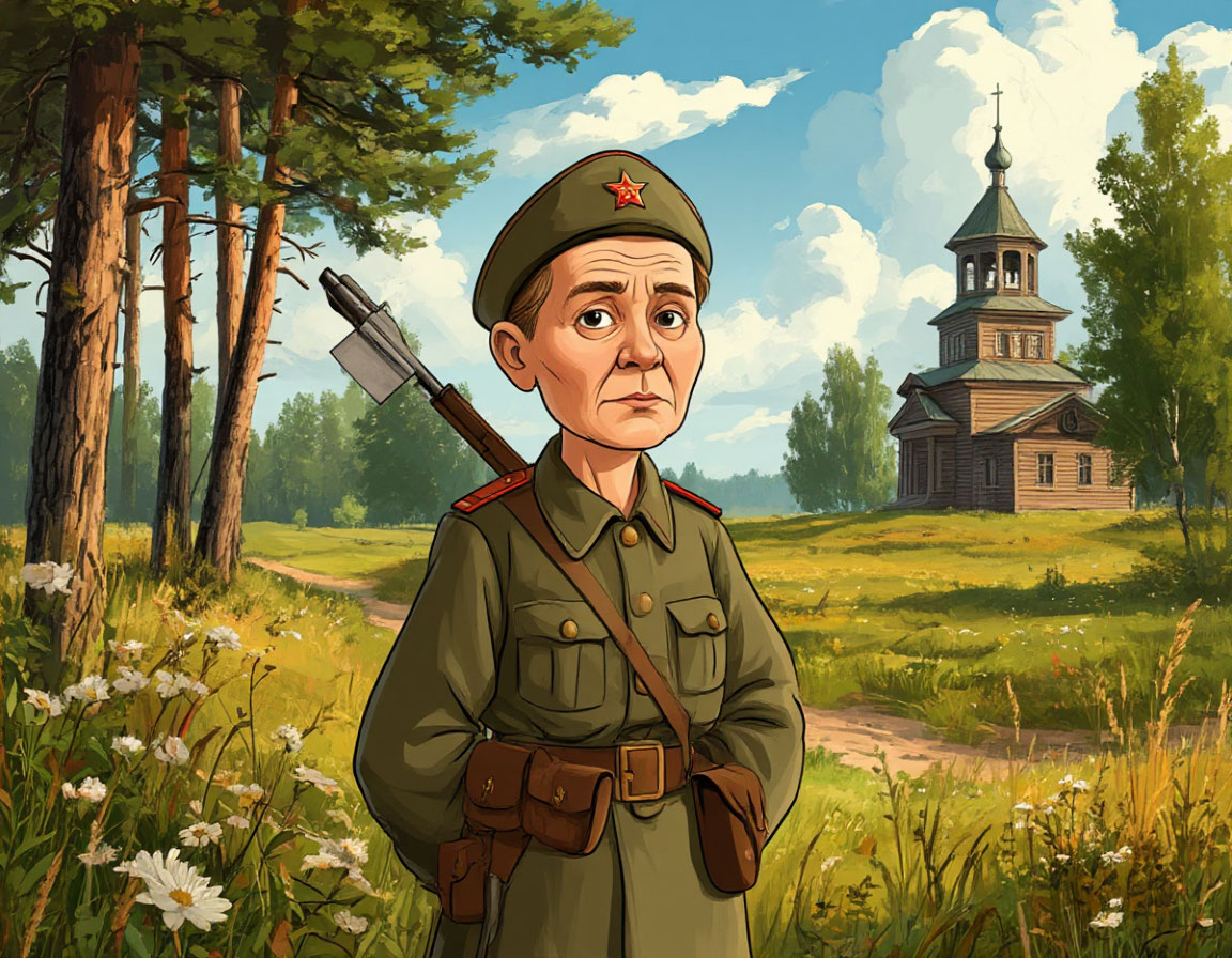 Театральная постановка «А зори здесь тихие».