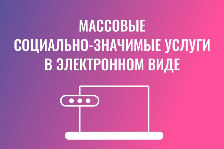Получение социально значимых услуг в электронном виде..