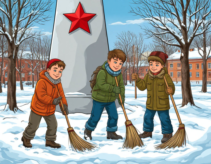Ежегодная патриотическая акция «Звезда памяти».